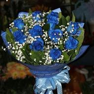 Blue Love - Flower Bouquet