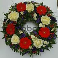 Colorful Wreath - A wreath of flowers