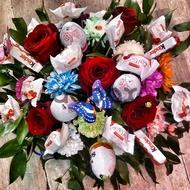 Love and flowers - Box with flowers