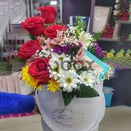 Beautiful feeling - Box with flowers