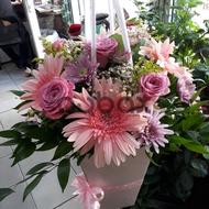 Beautiful and bright selection - Box with flower...