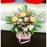 Brightness with sweet flowers - Box with flowers...