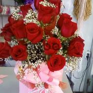 Rose and joy - Box with flowers