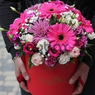 Красочные чувства - коробка с цветами...