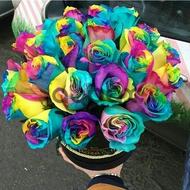 Colorful roses - Box with flowers