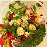 Thinking of Love  - Flowers basket