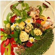 Thinking of Love  - Flowers basket