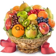 Delicious and fresh fruit basket