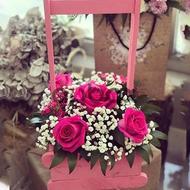 Pink Joy - Box with flowers
