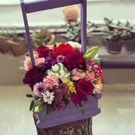Flowery choice - Box with flowers