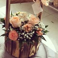 Love flowers like fairy tales - Box with flowers...