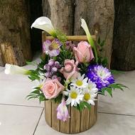 Flowers and sweet love - Box with flowers