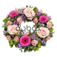 Wreath - A wreath of flowers